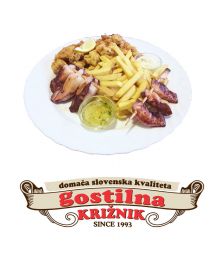 Tris lignjev za 2 osebi, Gostilna Križnik, Šoštanj (Vrednostni bon, izvajalec storitev: KRIŽNIK ANDREJ S.P., GOSTILNA KRIŽNIK)