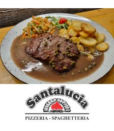 Vrednostni bon za 70 eur, Pizzerija, špageterija Santalucija, Portorož (Vrednostni bon, izvajalec storitev: GOSTINSTVO MARTIN BABIČ D.O.O.)