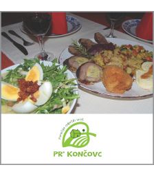 Domače kosilo v dvoje "Pr Končovcu", Kmetija odprtih vrat, Kranj (Vrednostni bon, izvajalec storitev: ALEŠ KRISTAN - Nosilec dop. dej. na kmetiji)