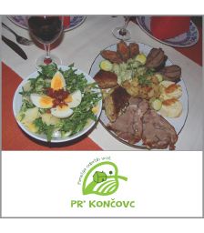 Domača pojedina v dvoje "Pr Končovcu", Kmetija odprtih vrat, Kranj (Vrednostni bon, izvajalec storitev: ALEŠ KRISTAN - Nosilec dop. dej. na kmetiji)