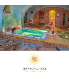 Wellness razvajanje v dvoje, Hiša sonca, Luče (Vrednostni bon, izvajalec storitev: TERBOVŠEK MARJETA S.P.)