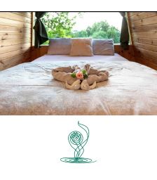 Glamping nočitev za 2 osebi v Zdravilnem gaju Tunjice, Naravni zdravilni gaj Tunjice, Tunjice (Vrednostni bon, izvajalec storitev: V D d.o.o.)