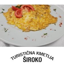 Tolminsko kosilo na kmetiji Široko za 2 osebi, Turistična kmetija Široko, Most na Soči (Vrednostni bon, izvajalec storitev: BEVK ALJAŽ, Nosilec dopol. dej. na kmetiji)