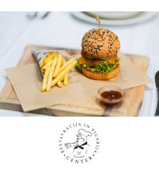 Pizza ali hamburger za 2 osebi, Restavracija Center, Lesce (Vrednostni bon, izvajalec storitev: MIHA GLUŠČIČ s.p.)