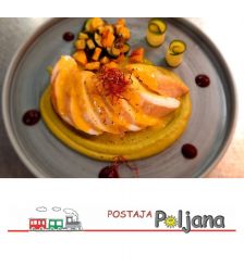 Vrednostni bon v vrednosti 50 €, Restavracija Postaja Poljana, Robič (Vrednostni bon, izvajalec storitev: TON-AKTIV d.o.o.)