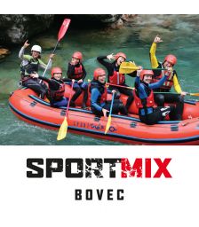 Spust z raftom 8 km za 1 osebo, Agencija Sport mix, Bovec (Vrednostni bon, izvajalec storitev: SPORT MIX, TURIZEM D.O.O.)