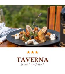 Vrednostni bon v vrednosti 30 €, Taverna Jeruzalem (Vrednostni bon, izvajalec storitev: DINO KRUHOBEREC S.P.)