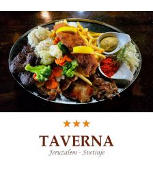 Plošca po domace za 2 osebi, Gostišce Taverna, Jeruzalem (Vrednostni bon, izvajalec storitev: DINO KRUHOBEREC S.P.)