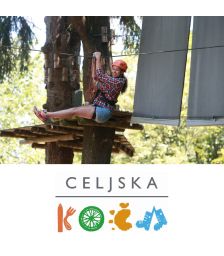 Obisk pustolovskega parka za 2 osebi, Hotel Celjska koča, Celje (Vrednostni bon, izvajalec storitev: ZPO CELJE D.O.O.)