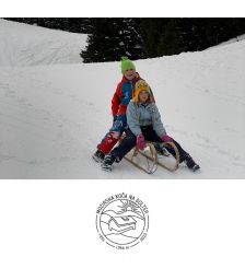 Zimsko sankanja ali krpljanje za 2 osebi na Mozirski koči, Mozirska koča, Radegunda (Vrednostni bon, izvajalec storitev: KAMP MENINA D.O.O.)