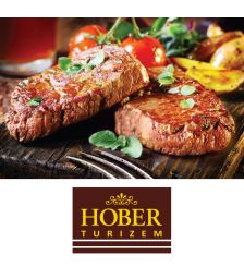 Steak v dvoje, Gostilna Hober, Prevalje (Vrednostni bon, izvajalec storitev: HOBER TURIZEM HERMAN HOBER S.P.)