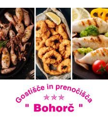 Plošča trisa lignjev za 2 osebi, Gostišče Bohorč, Šentjur (Vrednostni bon, izvajalec storitev: BOHORČ MARJAN S.P.)