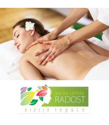 Grška masaža telesa za 1 osebo, Salon lepote Radost, Slovenska Bistrica (Vrednostni bon, izvajalec storitev: IZZA  D.O.O.)