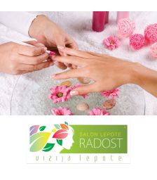 Kraljeva manikura za eno osebo, Salon lepote Radost, Slovenska Bistrica (Vrednostni bon, izvajalec storitev: IZZA  D.O.O.)