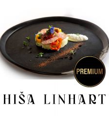 1x nočitev z zajtrkom in 4-hodni chefov jedilnik za dve osebi, Hiša Linhart, Radovljica (Vrednostni bon, izvajalec storitev: SOUVENIR d.o.o.)