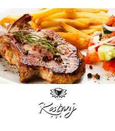 Odlicni steak za 2 osebi, Gostilna picerija Kostanj, Gornja Radgona (Vrednostni bon, izvajalec storitev: MATEJ ŽNUDERL, S.P.)