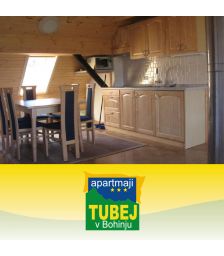 Najem apartmaja za 2 osebi, Apartmajska hiša Tubej, Bohinjska Bistrica (Vrednostni bon, izvajalec storitev: TUBEJ, D.O.O.)