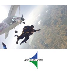 Adrenalinski tandemski skok za 1 osebo, Aeroklub Ptuj, Gorišnica