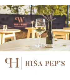 Degustacija 4 vzorcev vin z lokalnim prigrizkom za 2 osebi, Hiša Pep's, Svetinje - Jeruzalem (Vrednostni bon, izvajalec storitev: KATJA JURKOVIČ)