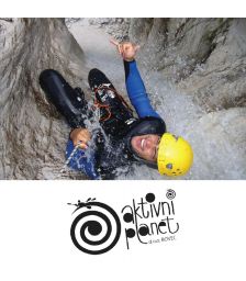 Kanyoning - Fratarica za 1 osebo (Vrednostni bon, izvajalec storitev: AKTIVNI PLANET D.O.O.)