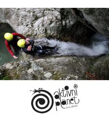 Kanyoning - Naravni aqua park - Sušec za 1 osebo (Vrednostni bon, izvajalec storitev: AKTIVNI PLANET D.O.O.)