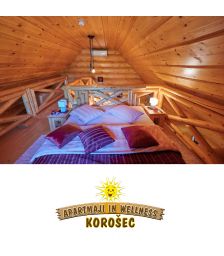 Oddih v apartmajski hiši za dve osebi, Apartmaji in wellness center Korošec, Mozirje (Vrednostni bon, izvajalec storitev: Urška Reberčnik s.p., Wellness center Korošec)