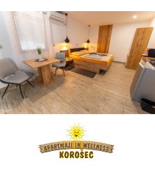 Oddih za dve osebi - vroč poljub, Apartmaji in wellness center Korošec, Mozirje (Vrednostni bon, izvajalec storitev: Urška Reberčnik s.p., Wellness center Korošec)