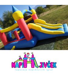 Vikend najem napihljivega igrala za otroke, Izposoja napihljivih igral Napihljivček, Šenčur (Vrednostni bon, izvajalec storitev: KATJA KURNIK S.P.)