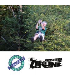 Adrenalinski zipline za 1 osebo, Tinaraft, Radovljica (Vrednostni bon, izvajalec storitev: TINARAFT d.o.o.)