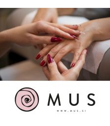 MUS razvajanje rok - SPA nega s permanentnim lakiranjem za 1 osebo, Mus saloni, Ljubljana, Celje, Maribor, Novo Mesto (Vrednostni bon, izvajalec storitev: AMAK TRADE D.O.O.)