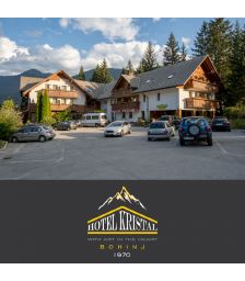 Nočitev v Hotelu Kristal v dvoje, Hotel Kristal, Bohinj (Vrednostni bon, izvajalec storitev: KRISTAL - BOHINJ, d.o.o.)