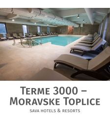 Tridnevni oddih v dvoje v hotelu Termal, Terme 3000, Moravske Toplice