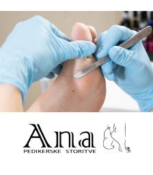 Medicinska pedikura za 1 osebo, Pedikerske storitve Ana, Pivka (Vrednostni bon, izvajalec storitev: ANA BOLE s.p.)