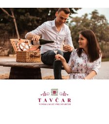 Piknik kovček za degustacijo med vinogradi za 2 osebi, Vinska klet Pri Starčih - Tavčar, Križ (Vrednostni bon, izvajalec storitev: MILENA TAVČAR nosilka dop.dej. na kmetiji)