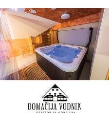 2-urni VIP romantični zakup Wellnessa v dvoje, Domačija Vodnik, Cerklje na Gorenjskem (Vrednostni bon, izvajalec storitev: DOMAČIJA VODNIK ADERGAS D.O.O.)