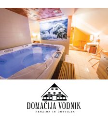 Romantična noč z zakupom wellnessa v dvoje, Domačija Vodnik, Cerklje na Gorenjskem (Vrednostni bon, izvajalec storitev: DOMAČIJA VODNIK ADERGAS D.O.O.)