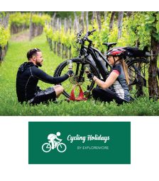 Celodnevni izlet z električnimi kolesi v Goriška Brda za 2 osebi, Cycling Holidays, (Vrednostni bon, izvajalec storitev: EXPLOREMORE, organizator potovanj, d.o.o.)