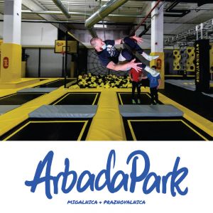 Vstopnica za trampolin park Arbada za 1 osebo, ArbadaPark, Ptuj (Vrednostni bon, izvajalec storitev: ArbadaPark d.o.o.)