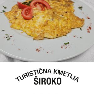 Tolminsko kosilo na kmetiji Široko za 2 osebi, Turistična kmetija Široko, Most na Soči (Vrednostni bon, izvajalec storitev: BEVK ALJAŽ, Nosilec dopol. dej. na kmetiji)