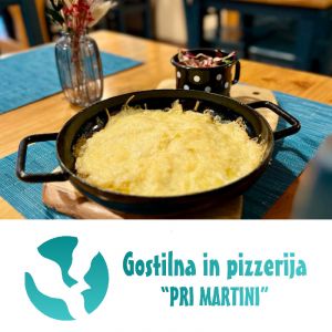 Tradicionalno tolminsko kosilo v dvoje, Gostilna in pizzerija Pri Martini, Tolmin (Vrednostni bon, izvajalec storitev: PODGORNIK d.o.o. Tolmin)