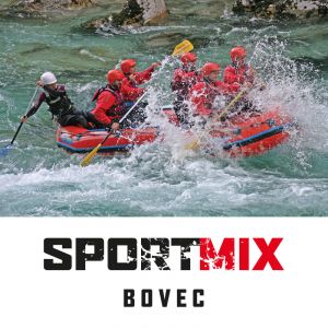 Spust z raftom 17 km za 1 osebo, Agencija Sport mix, Bovec (Vrednostni bon, izvajalec storitev: SPORT MIX, TURIZEM D.O.O.)