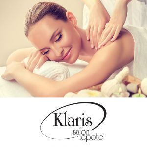 Klasična - švedska masaža celega telesa za 1 osebo, Kamnik (Vrednostni bon, izvajalec storitev: SALON LEPOTE KLARIS, ANJA PEČNIK S.P.)