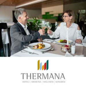 Sezonski meni v dvoje v A la carte restavraciji Thermane Laško, Hotel Thermana Park, Laško