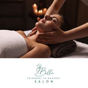 Masaža obraza, vratu in dekoletja za 1 osebo, Bella, frizerski in masažni salon, Kranj (Vrednostni bon, izvajalec storitev: BELLA, FRIZERSKE STORITVE, SUZANA LAH S.P.)