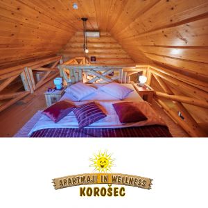 Oddih v apartmajski hiši za dve osebi, Apartmaji in wellness center Korošec, Mozirje (Vrednostni bon, izvajalec storitev: Urška Reberčnik s.p., Wellness center Korošec)