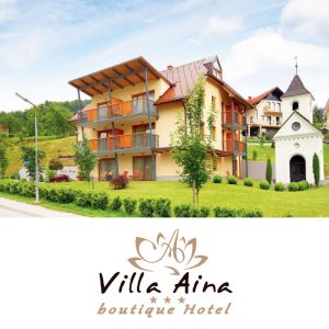 Romantična noč z zasebnim VIP razvajanjem za 2 osebi, Villa Aina boutique Hotel, Laško (Vrednostni bon, izvajalec storitev: SOLOMIJA D.O.O.)