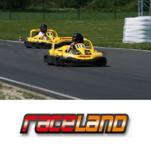 DIRKALNA VOŽNJA Z GO-KARTOM 9 km:2 X 10 min. za 1 osebo, Karting center Raceland, Krško - Vrbina (Vrednostni bon, izvajalec storitev: Adrenalina d.o.o.)