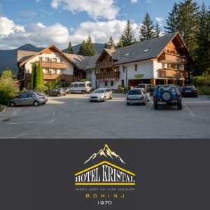 Nočitev v Hotelu Kristal v dvoje, Hotel Kristal, Bohinj (Vrednostni bon, izvajalec storitev: KRISTAL - BOHINJ, d.o.o.)