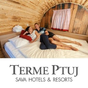 Tri dni glamping bivanja v vinskem sodu za 2 osebi, Glamping Vinska vas, Terme Ptuj (Vrednostni bon, izvajalec storitev: Terme Ptuj)