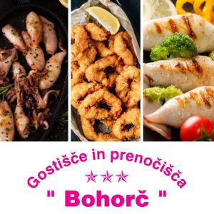 Plošča trisa lignjev za 2 osebi, Gostišče Bohorč, Šentjur